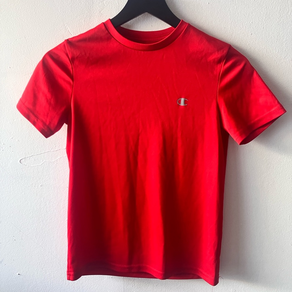Champion Powertrain Red Short Sleeve Tee